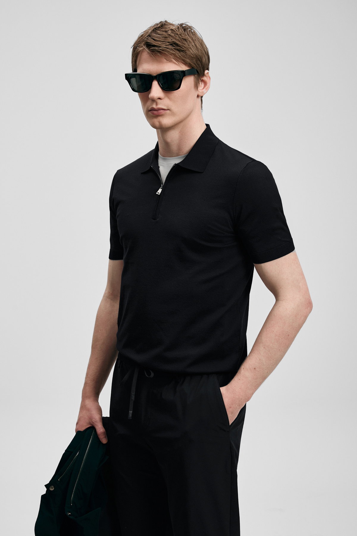 Lufian Erkek North Modal Karışımlı Kazak 111090136 Siyah - 1