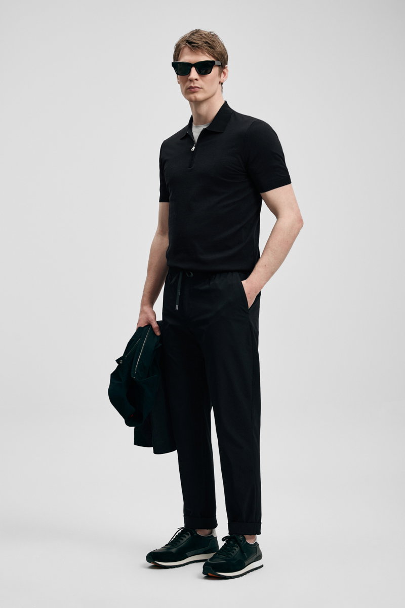 Lufian Erkek North Modal Karışımlı Kazak 111090136 Siyah - 2