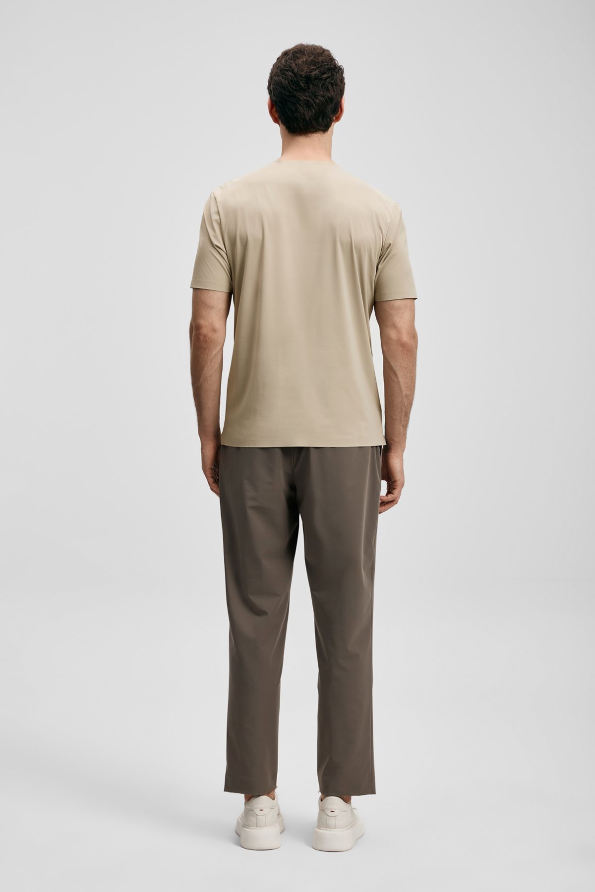 Lufian Erkek Nuvor Hi- Tech Performance Dikişsiz T-Shirt 111020319 Toprak - 4