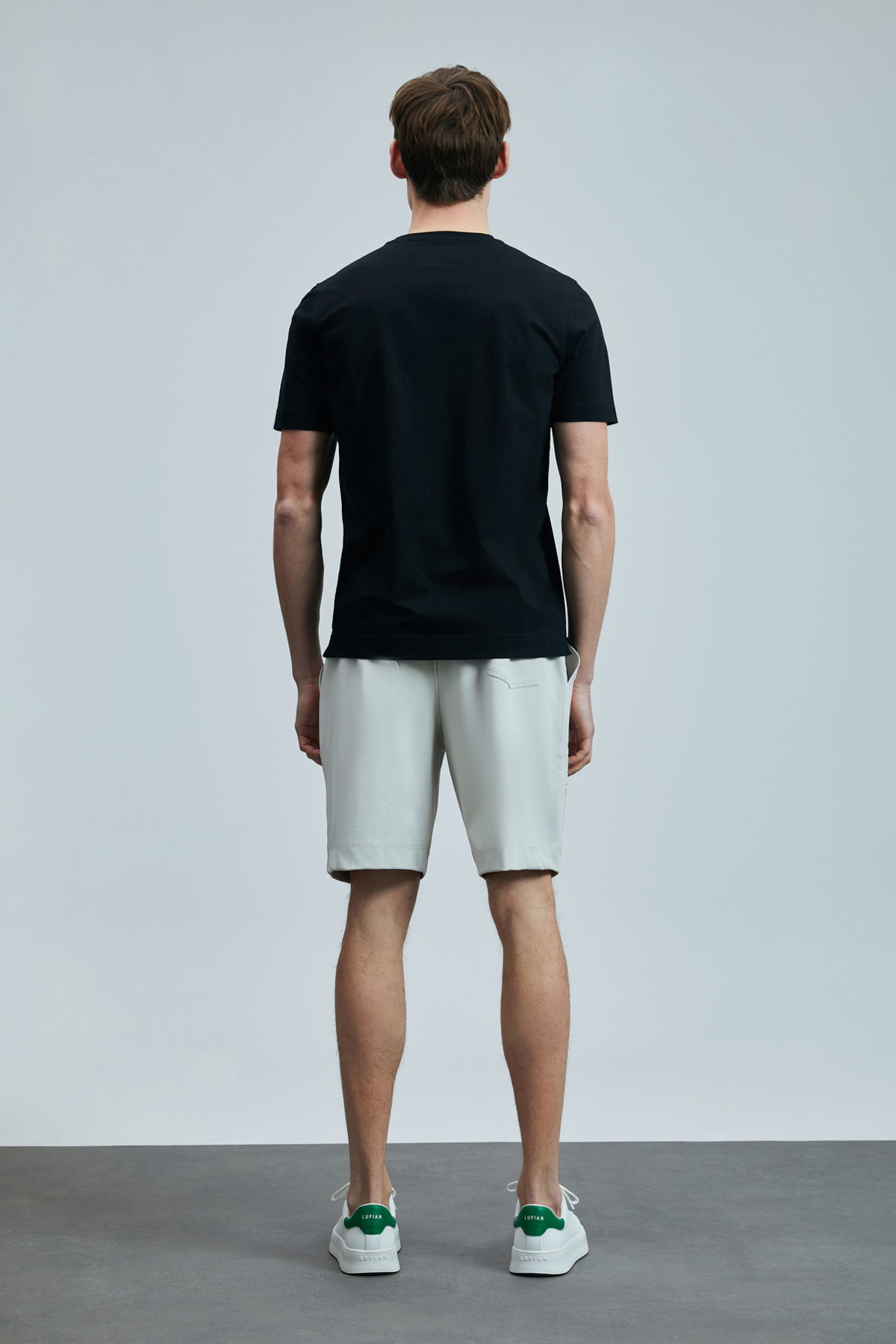 Lufian Erkek Onıx Modern Grafik T-Shirt 111020243 Siyah - 4