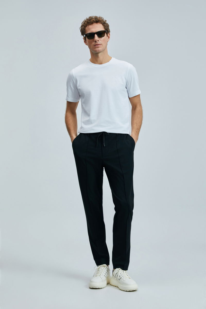 Lufian Erkek Pablo Modern Grafik T-Shirt 111020265 Beyaz - 2