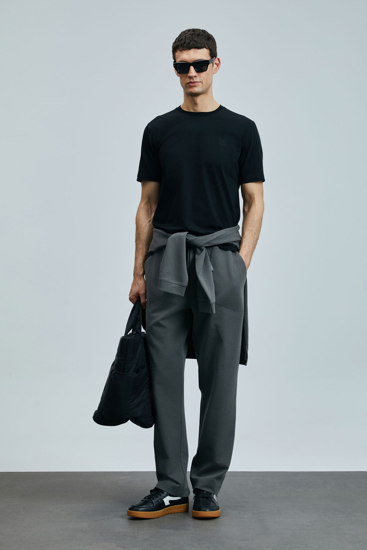 Lufian Erkek Pablo Modern Grafik T-Shirt 111020265 Siyah - 1