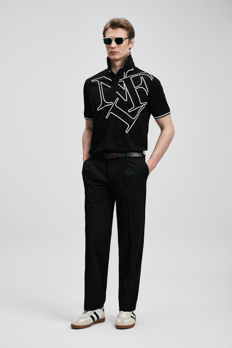 Lufian Erkek Parker Smart Polo T-Shirt 111040246 Siyah - 2