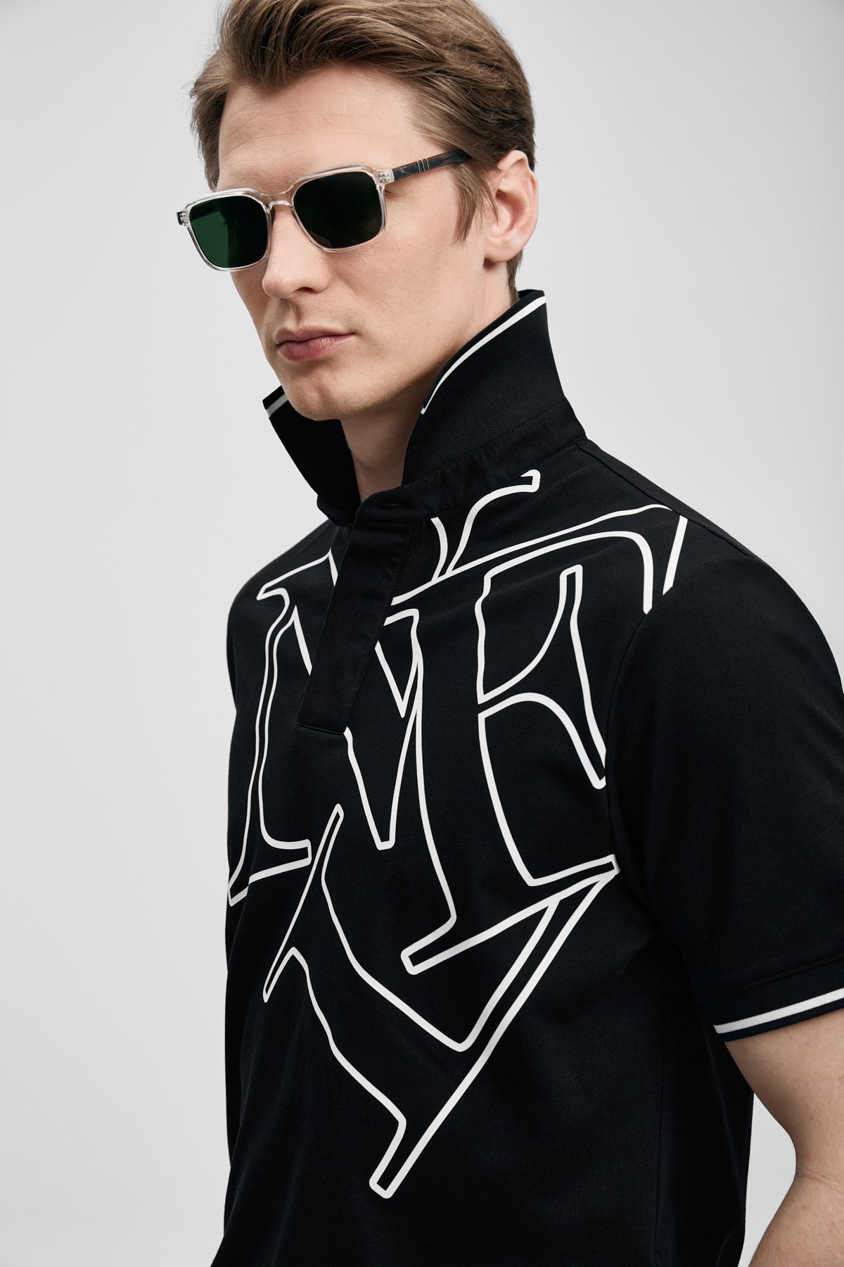 Lufian Erkek Parker Smart Polo T-Shirt 111040246 Siyah - 3