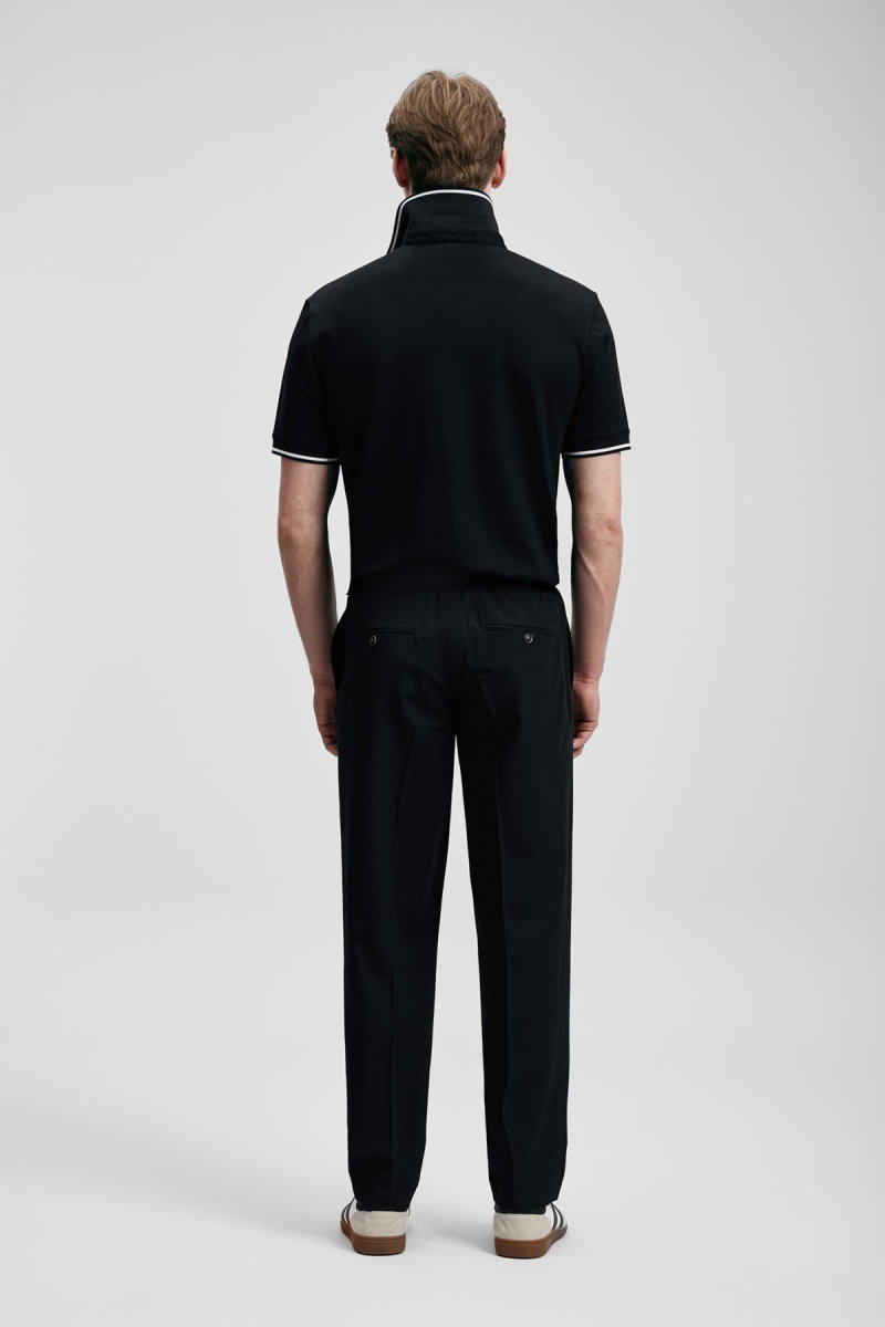Lufian Erkek Parker Smart Polo T-Shirt 111040246 Siyah - 4