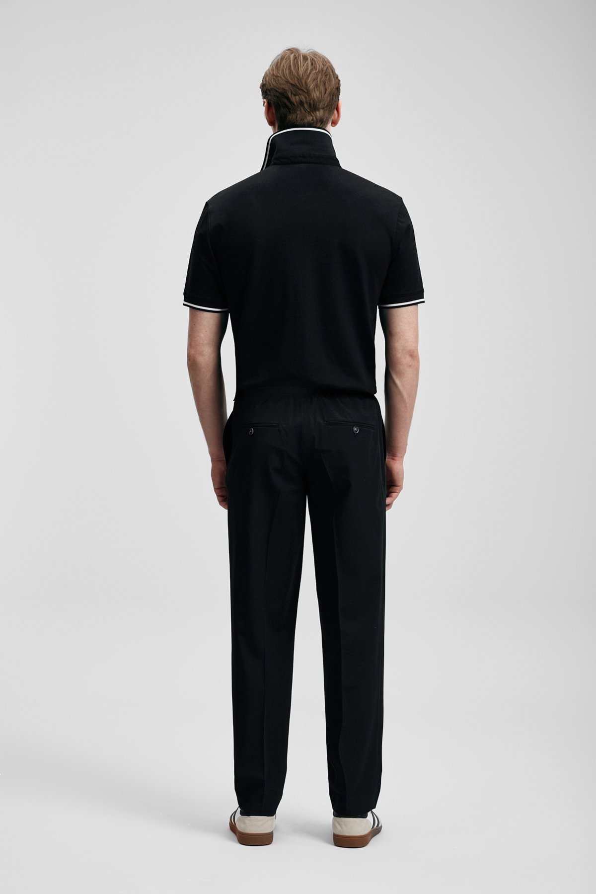 Lufian Erkek Parker Smart Polo T-Shirt 111040246 Siyah - 4