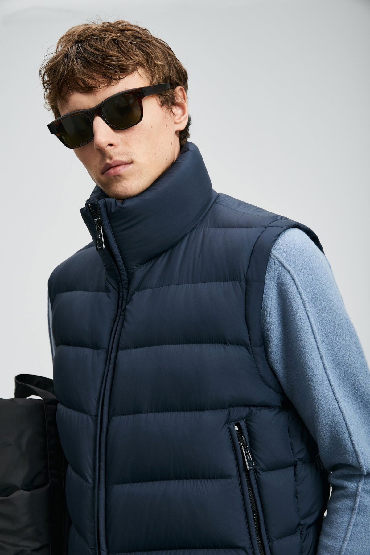 Lufian Erkek Peter Kaz Tüyü Yelek 112130028 Lacivert - 3