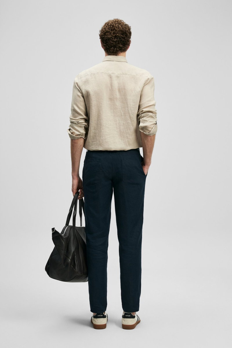 Lufian Erkek Pitaya Comfort Fit Keten Gömlek 111010654 Bej - 4