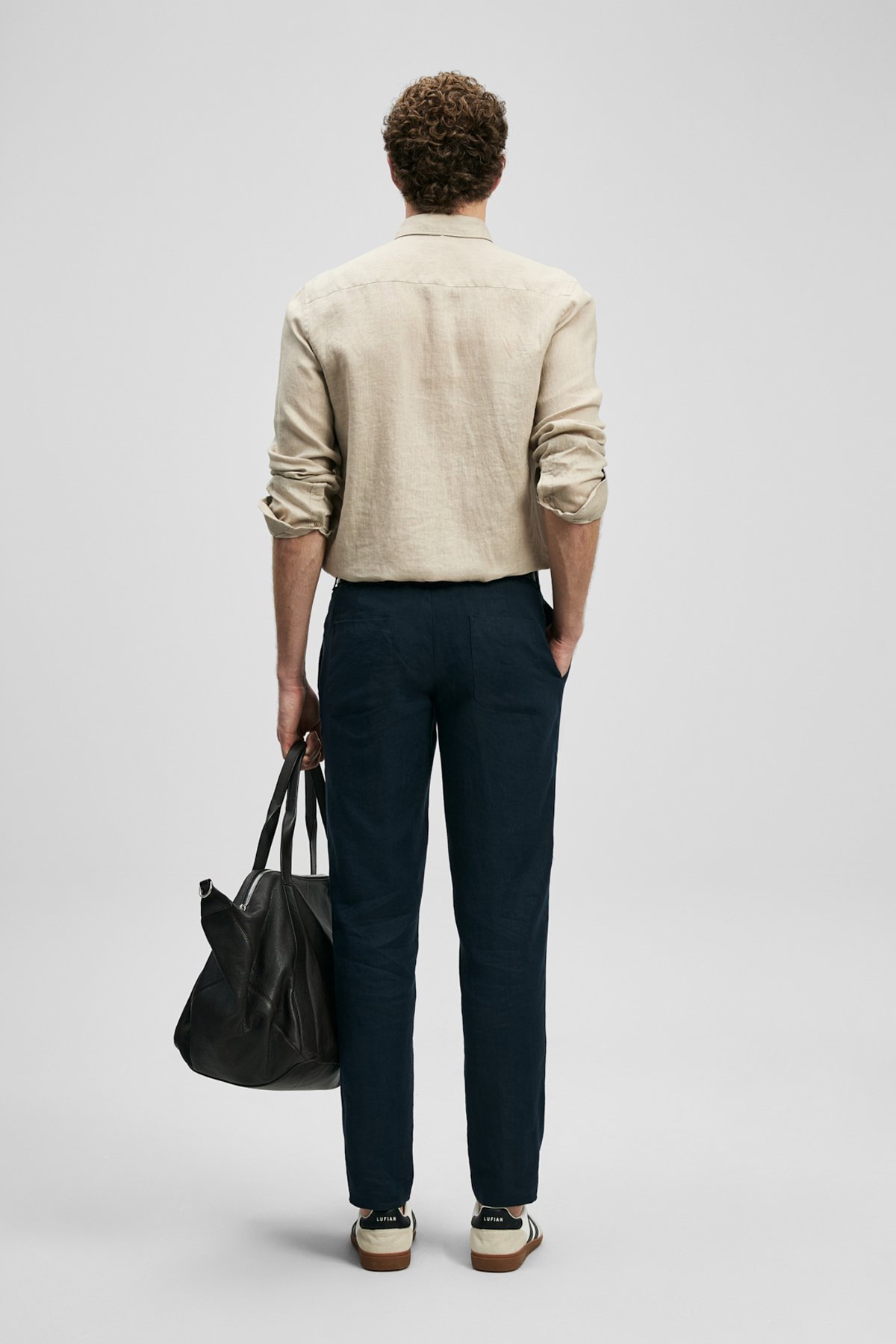 Lufian Erkek Pitaya Comfort Fit Keten Gömlek 111010654 Bej - 4