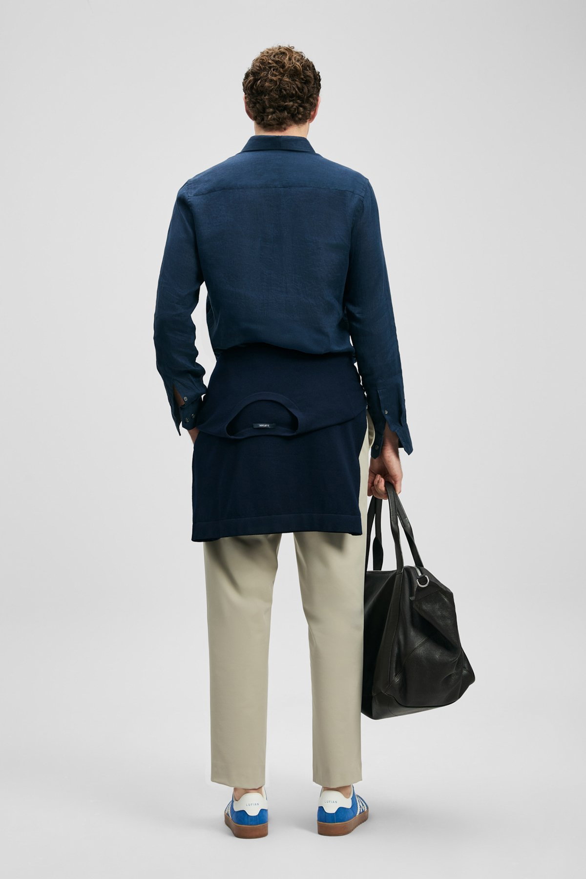 Lufian Erkek Pitaya Comfort Fit Keten Gömlek 111010654 Lacivert - 4