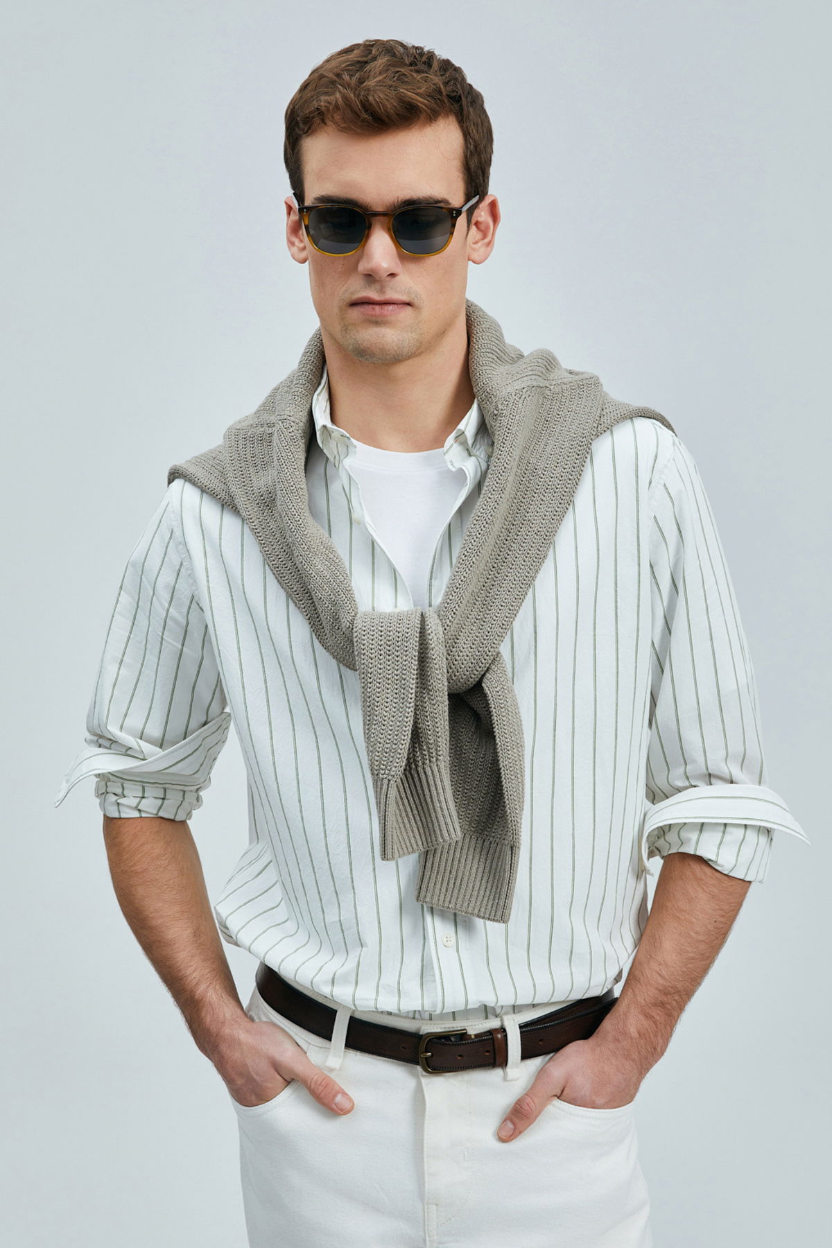 Lufian Erkek Regular Fit Nıcer Basic Gömlek 111010639 Yeşil - 3