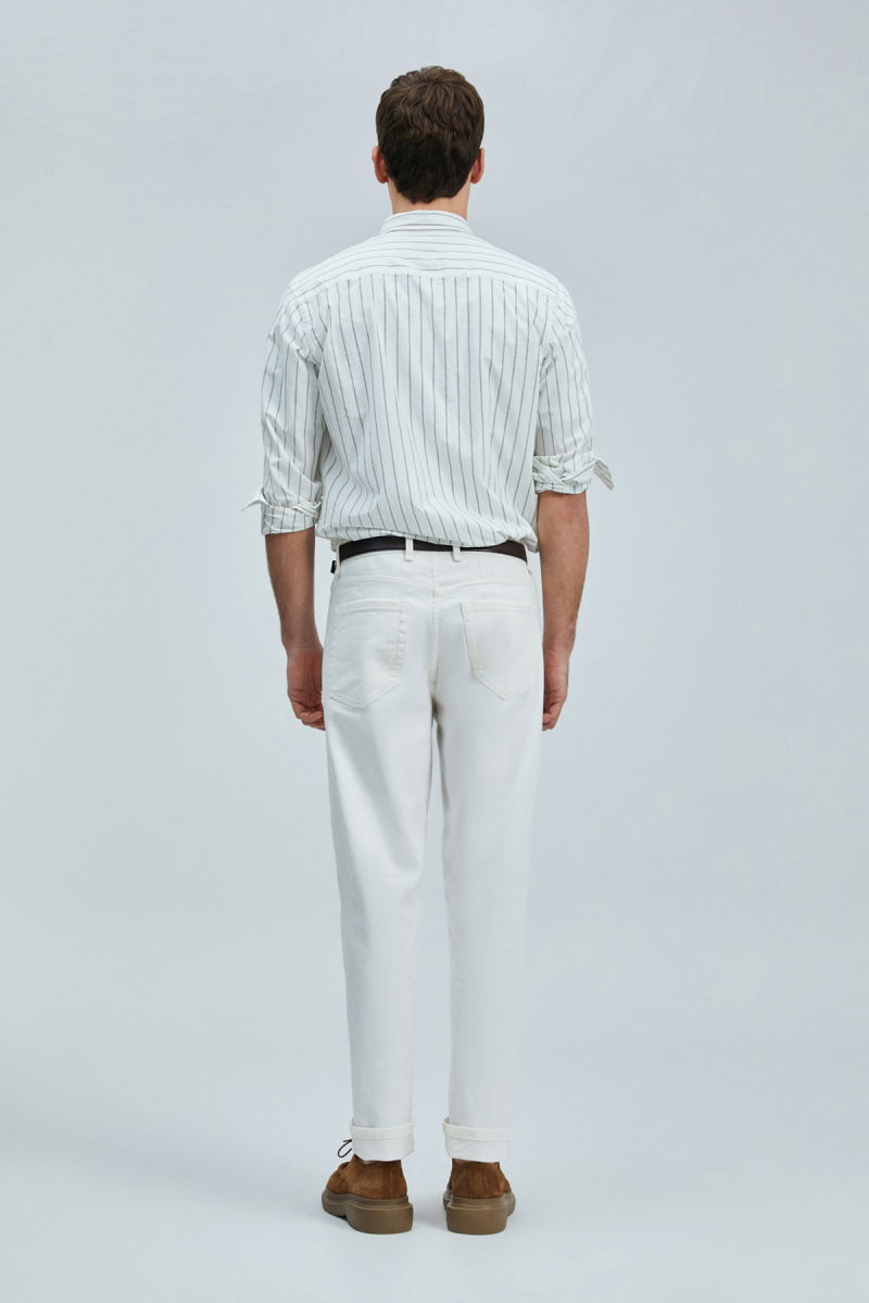 Lufian Erkek Regular Fit Nıcer Basic Gömlek 111010639 Yeşil - 4
