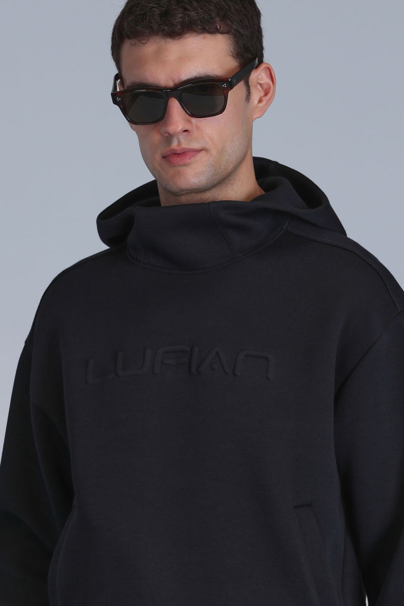 Lufian Erkek Robust Sweatshirt 112030136 Siyah - 2