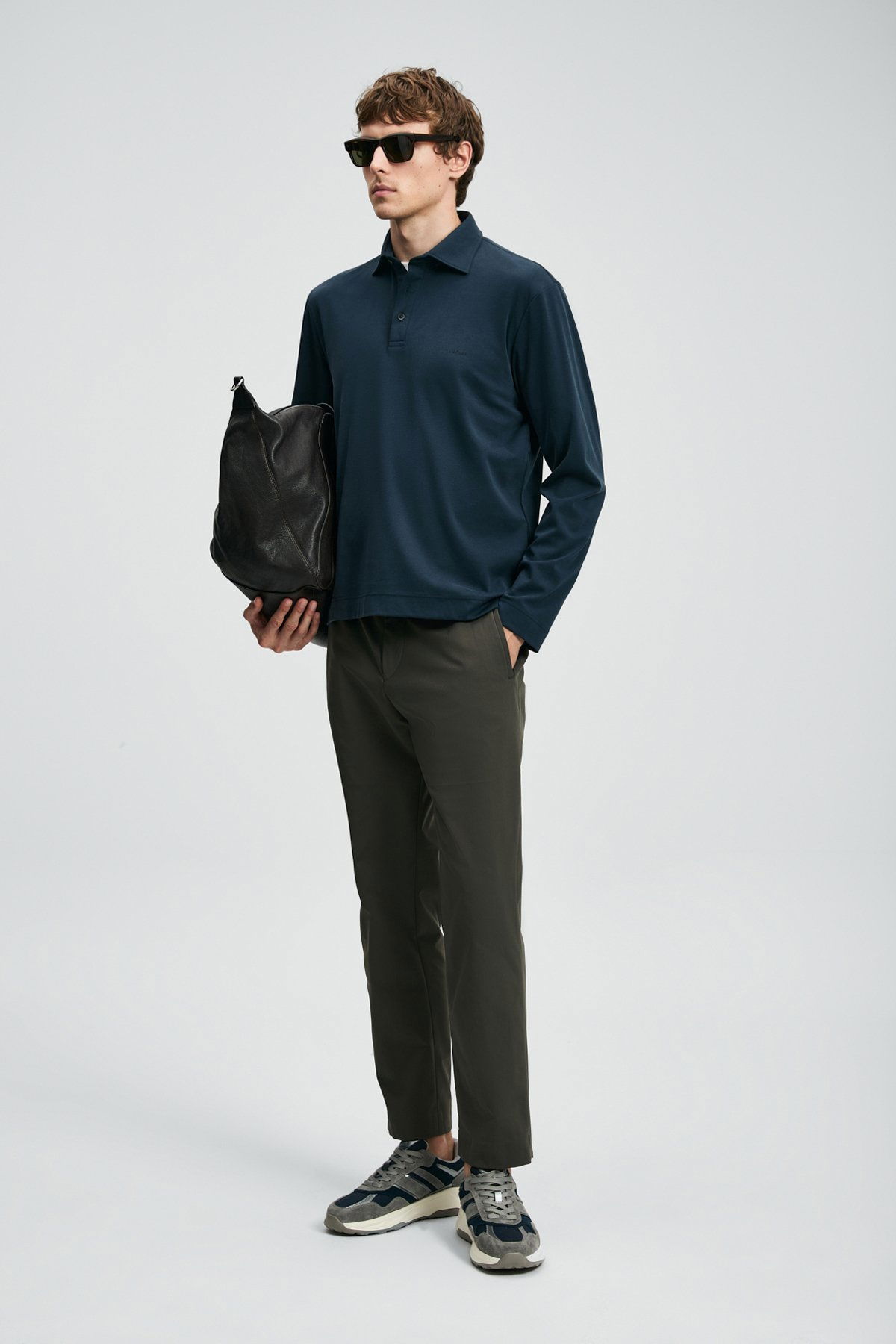 Lufian Erkek Rocky Smart Polo T-Shirt 112040044 Lacivert - 3