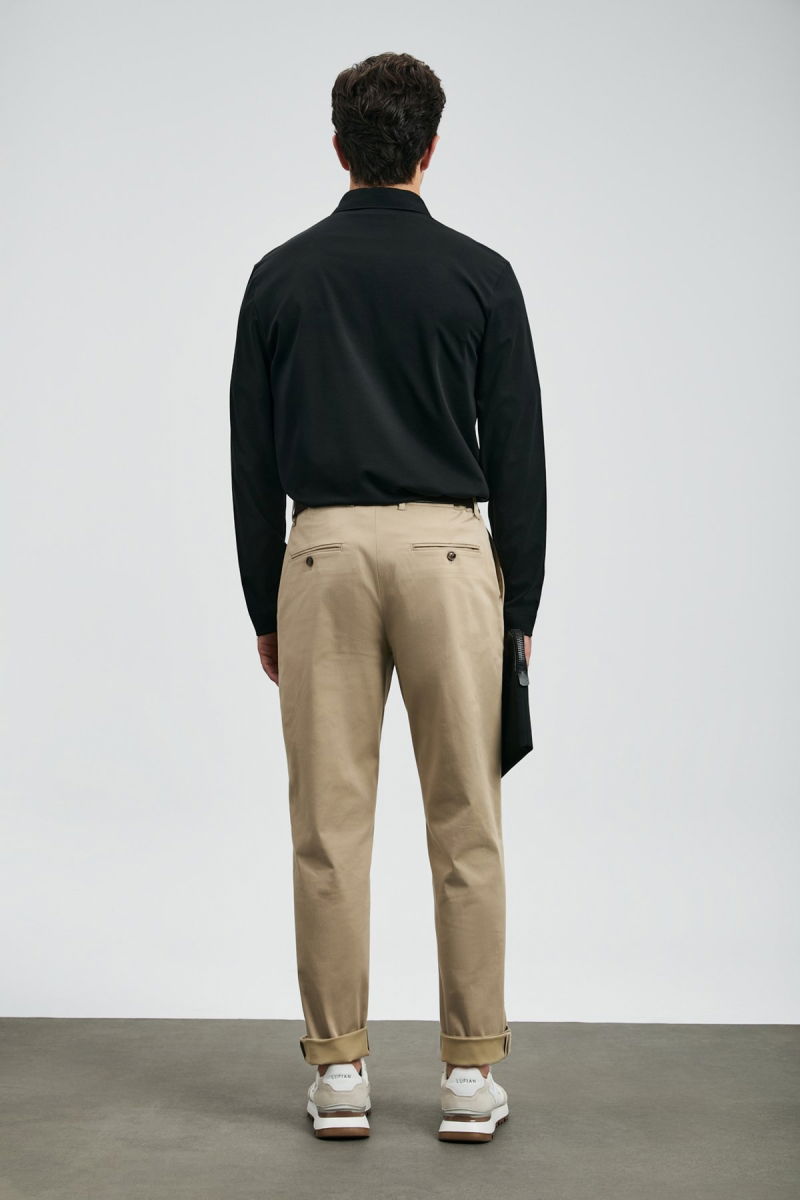 Lufian Erkek Rocky Smart Polo T-Shirt 112040044 Siyah - 4