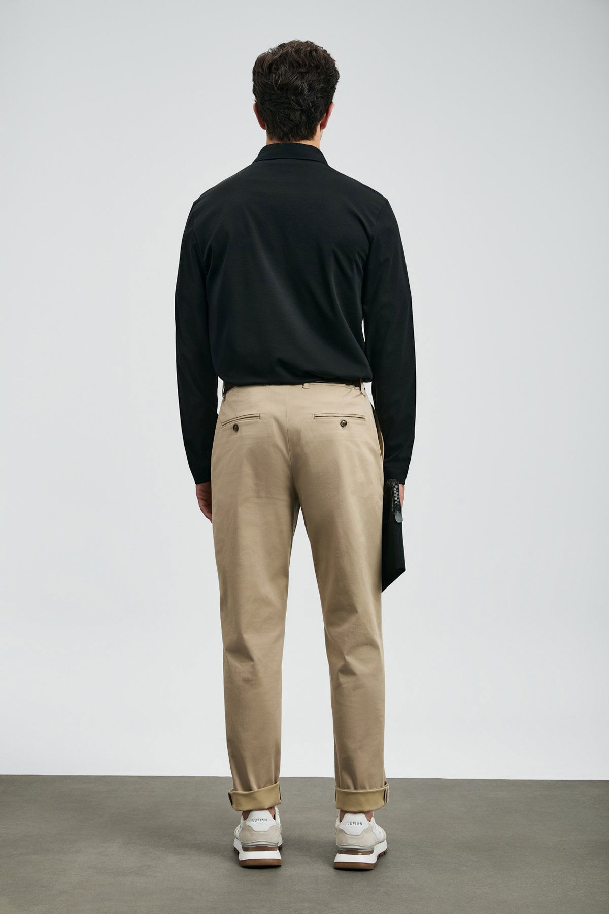 Lufian Erkek Rocky Smart Polo T-Shirt 112040044 Siyah - 4