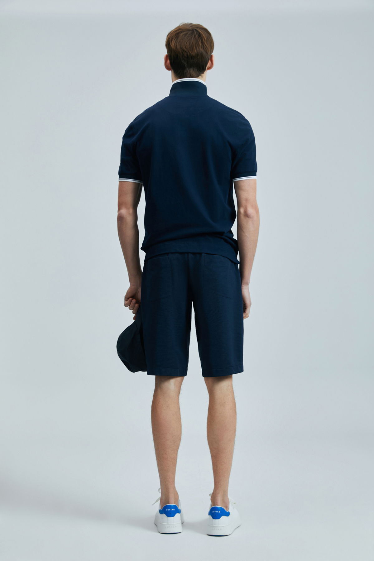 Lufian Erkek Sandor Smart Polo T-Shirt 111040223 Lacivert - 4