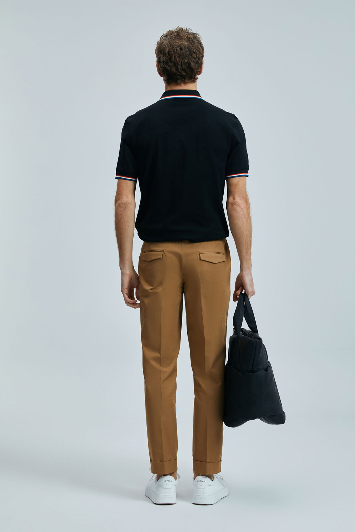Lufian Erkek Sansa Smart Polo T-Shirt 111040218 Siyah - 4