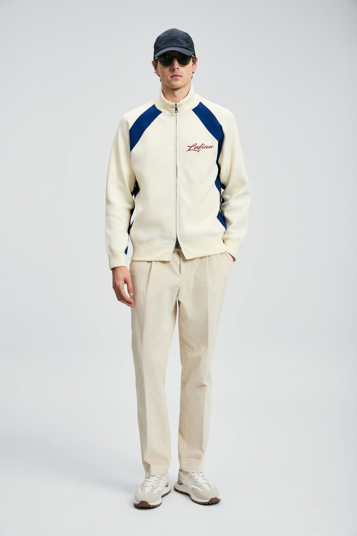 Lufian Erkek Shıne Hırka 112100081 Kırık Beyaz - 3