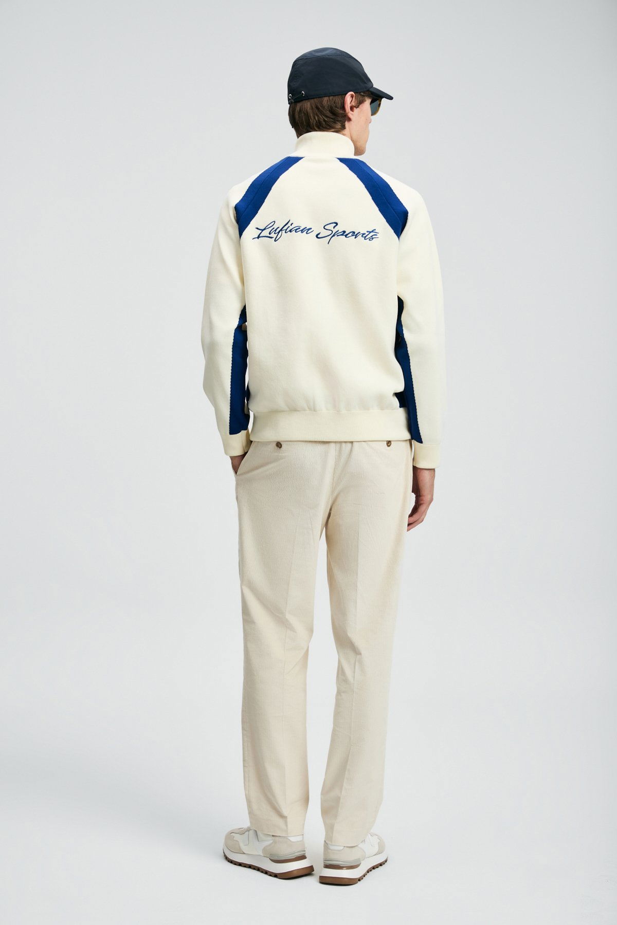 Lufian Erkek Shıne Hırka 112100081 Kırık Beyaz - 4