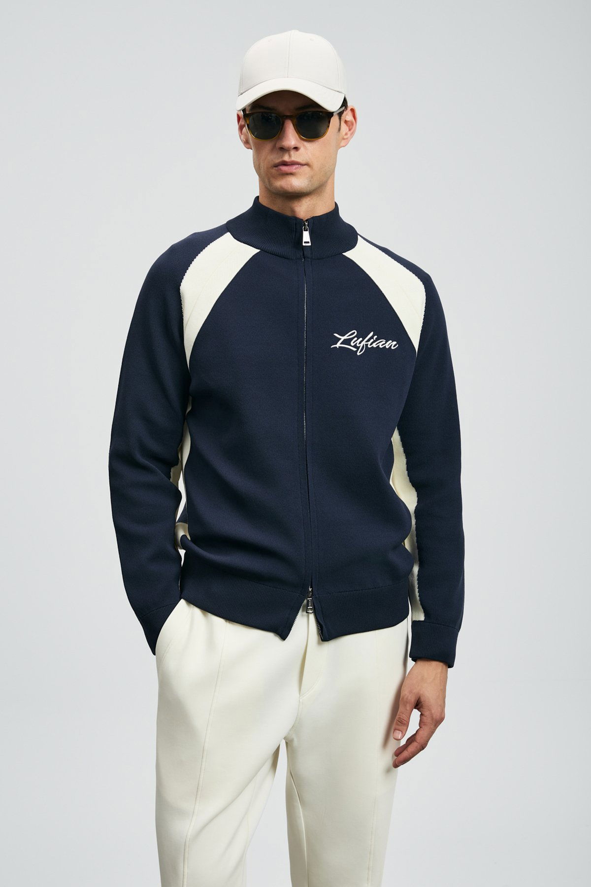 Lufian Erkek Shıne Hırka 112100081 Lacivert - 1