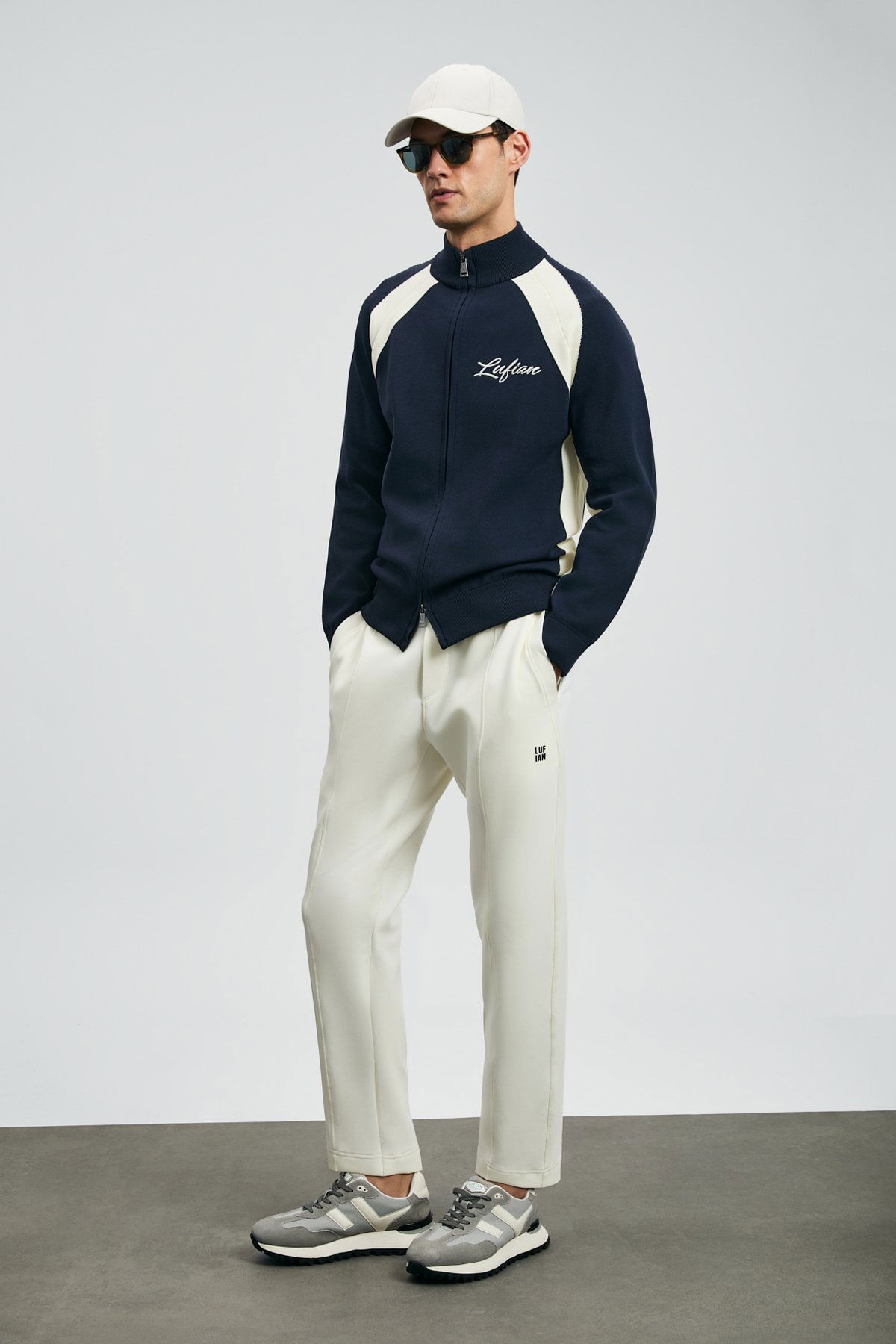 Lufian Erkek Shıne Hırka 112100081 Lacivert - 2