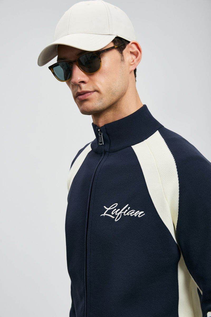 Lufian Erkek Shıne Hırka 112100081 Lacivert - 3