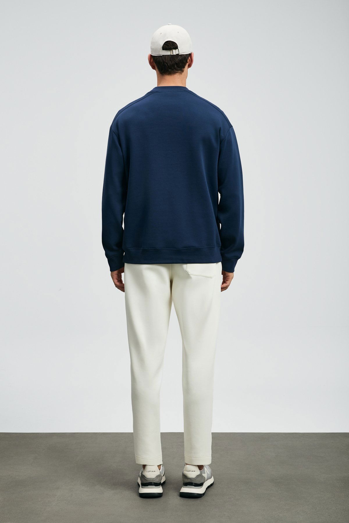 Lufian Erkek Sımba Sweatshirt 112030175 Lacivert - 4