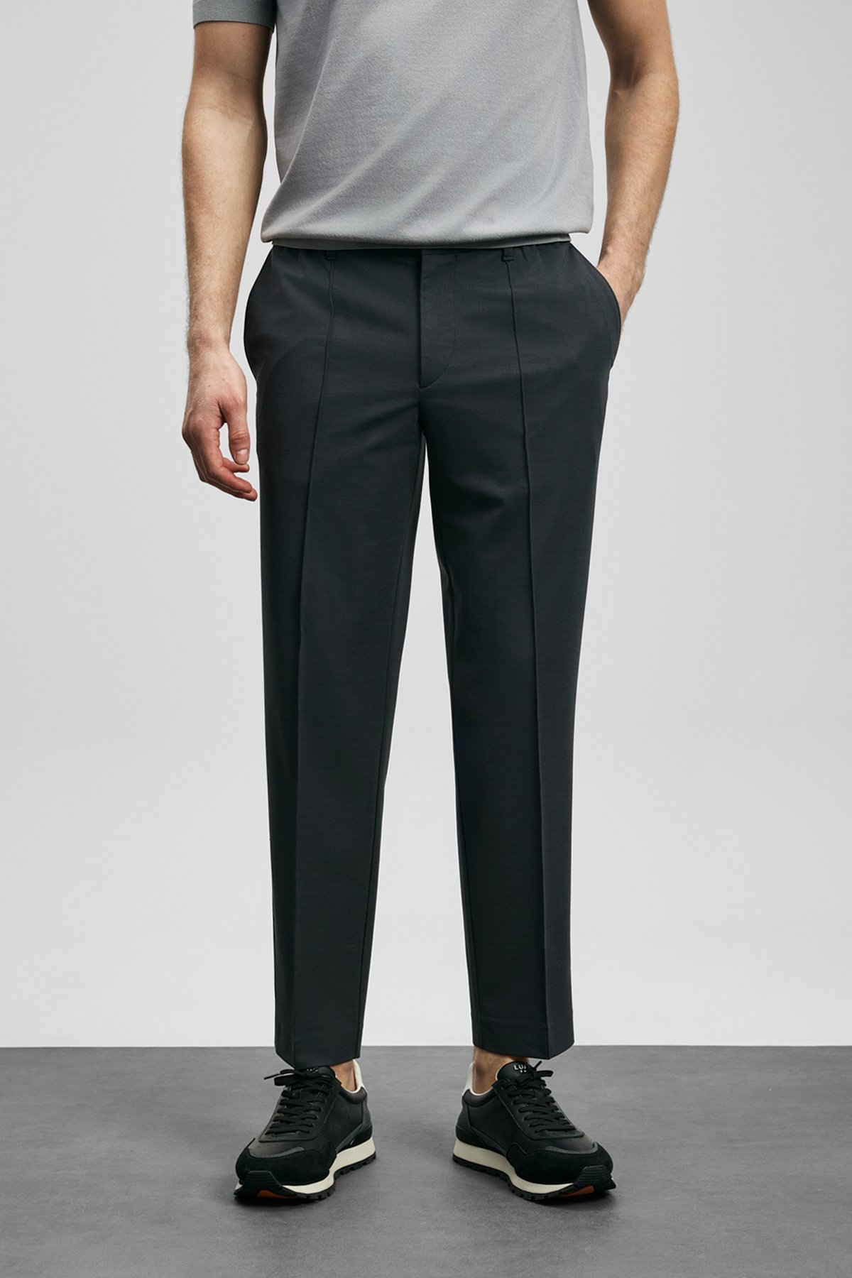 Lufian Erkek Sımon Jogger Slim Fit Pantolon 111190356 Antrasit - 2