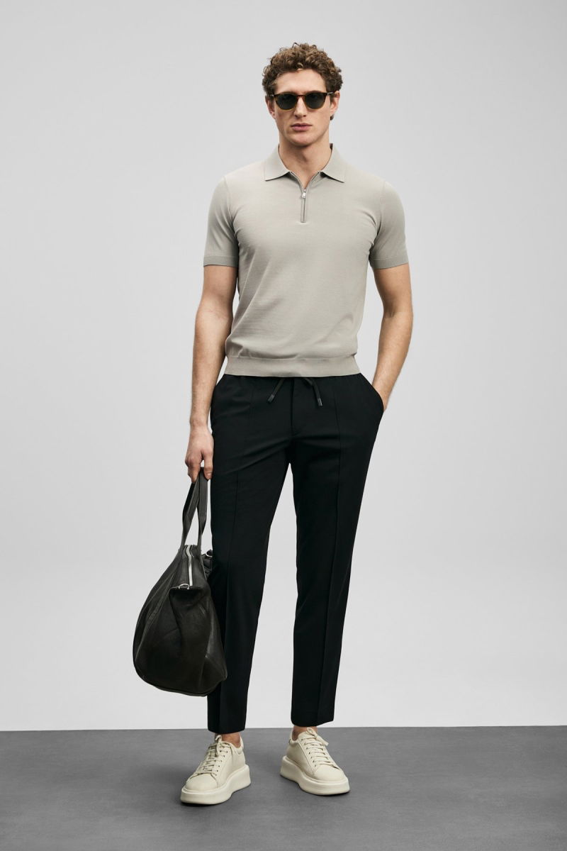 Lufian Erkek Sımon Jogger Slim Fit Pantolon 111190356 Siyah - Lufian