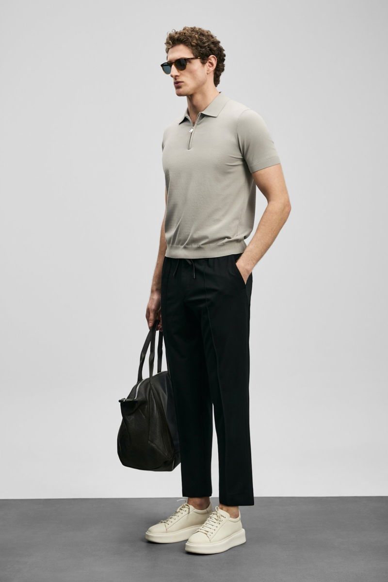 Lufian Erkek Sımon Jogger Slim Fit Pantolon 111190356 Siyah - 3