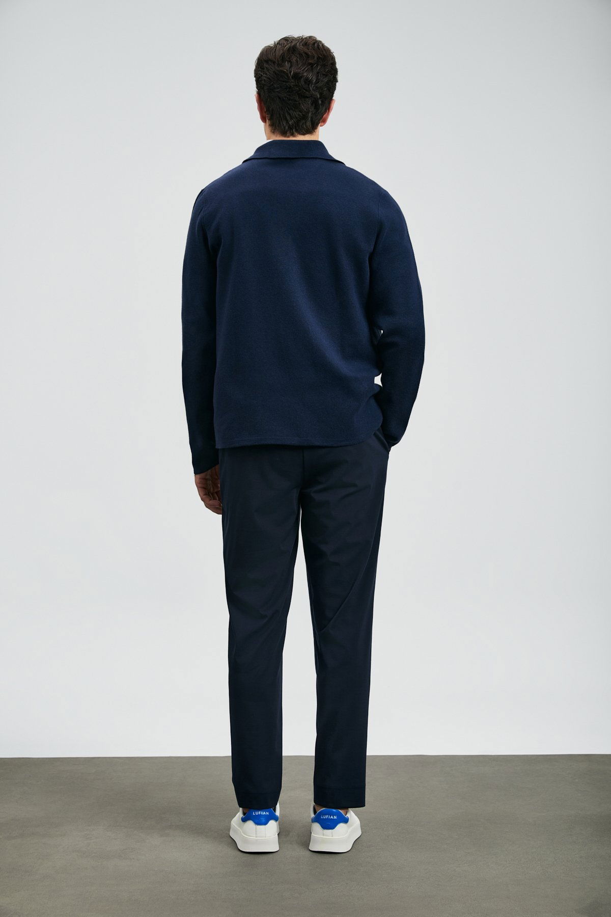 Lufian Erkek Sımon Smart Chino Slim Fit Pantolon 112190329 Lacivert - 4