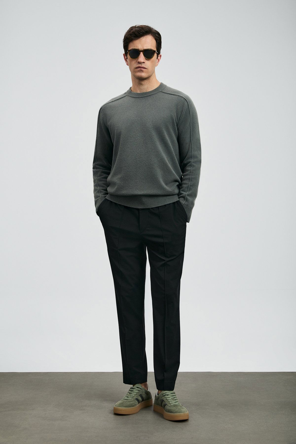 Lufian Erkek Sımon Smart Chino Slim Fit Pantolon 112190329 Siyah - 1