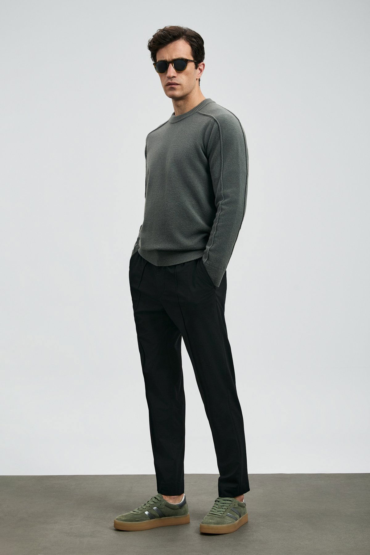 Lufian Erkek Sımon Smart Chino Slim Fit Pantolon 112190329 Siyah - 3