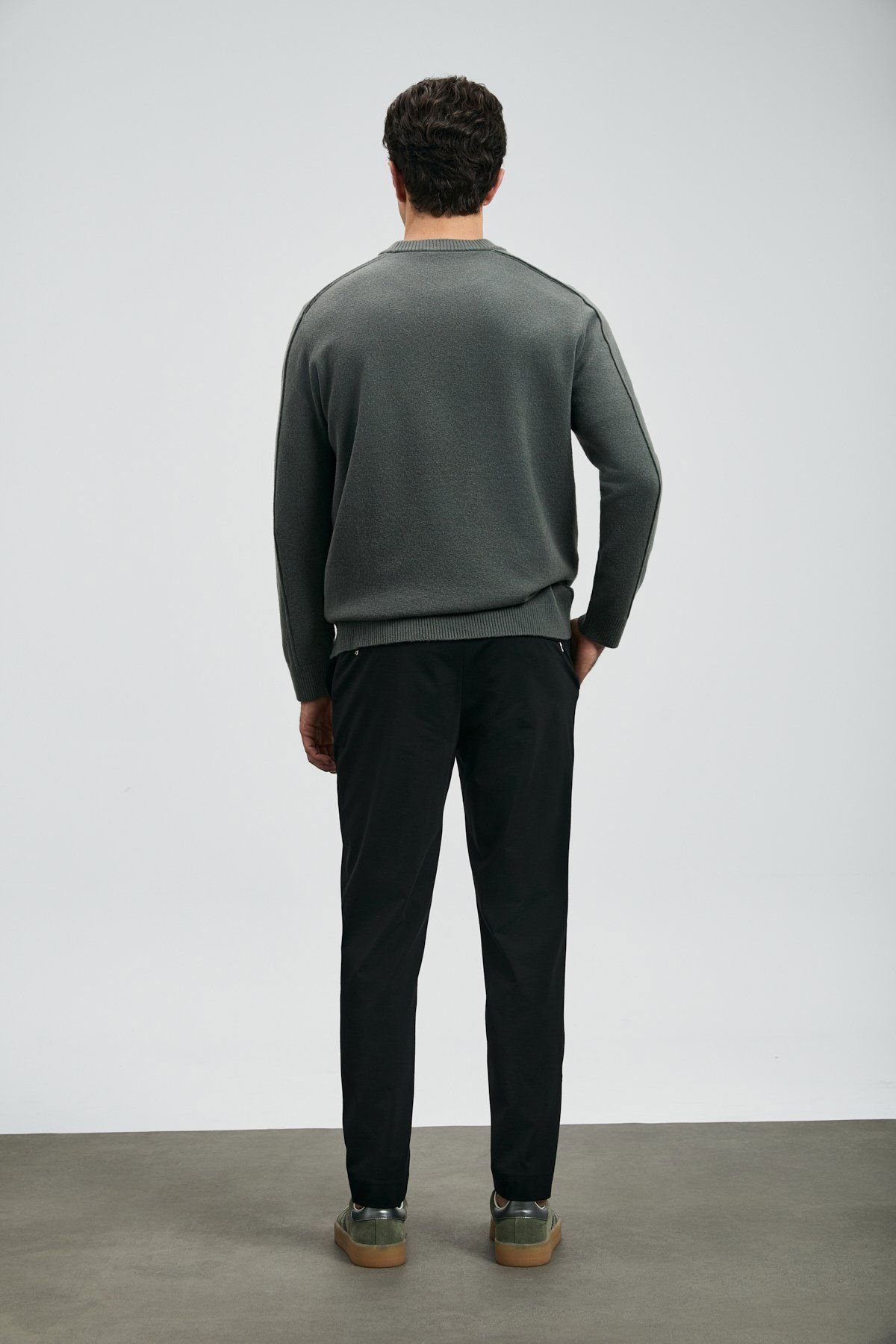 Lufian Erkek Sımon Smart Chino Slim Fit Pantolon 112190329 Siyah - 4
