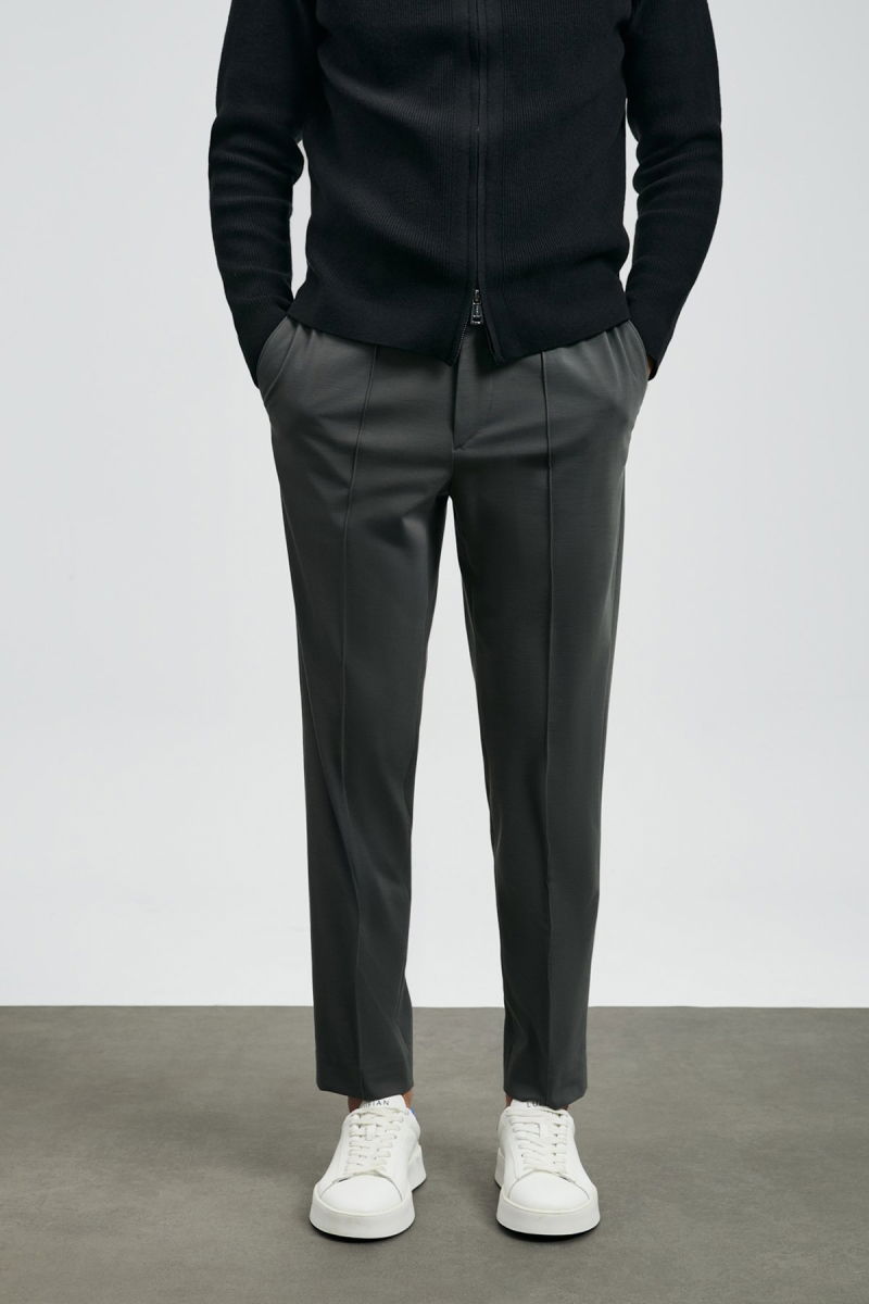 Lufian Erkek Sımon Smart Chino Slim Fit Pantolon 112190329 Yeşil - 2