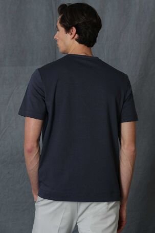 Lufian Erkek Sırıus Modern Grafik T-Shirt 111020169 Antrasit - 5