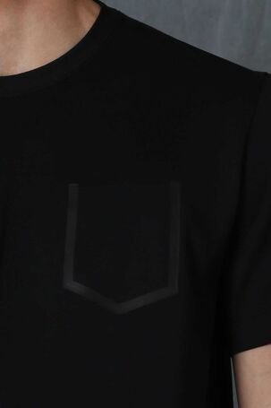 Lufian Erkek Sırıus Modern Grafik T-Shirt 111020169 Siyah - 3