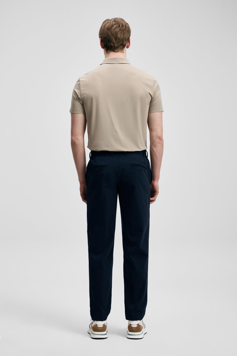 Lufian Erkek Spencer Hi- Tech Performance Dikişsiz Polo T-Shirt 111040240 Toprak - 4