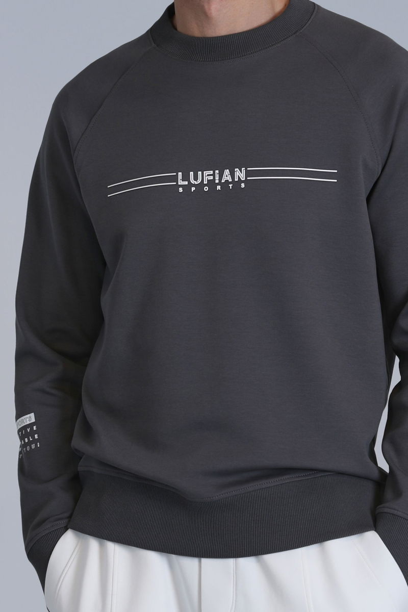 Lufian Erkek Squıre Sweatshirt 112030144 Haki - 3