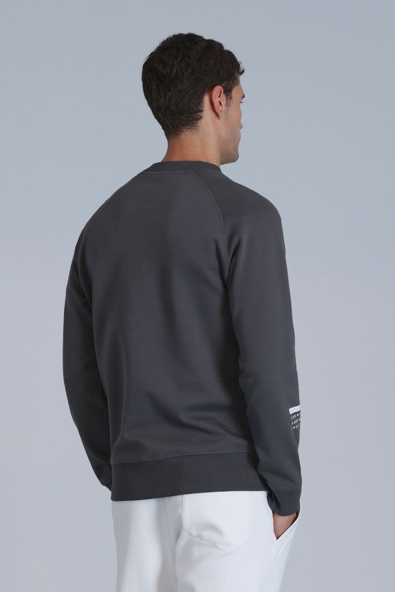 Lufian Erkek Squıre Sweatshirt 112030144 Haki - 4