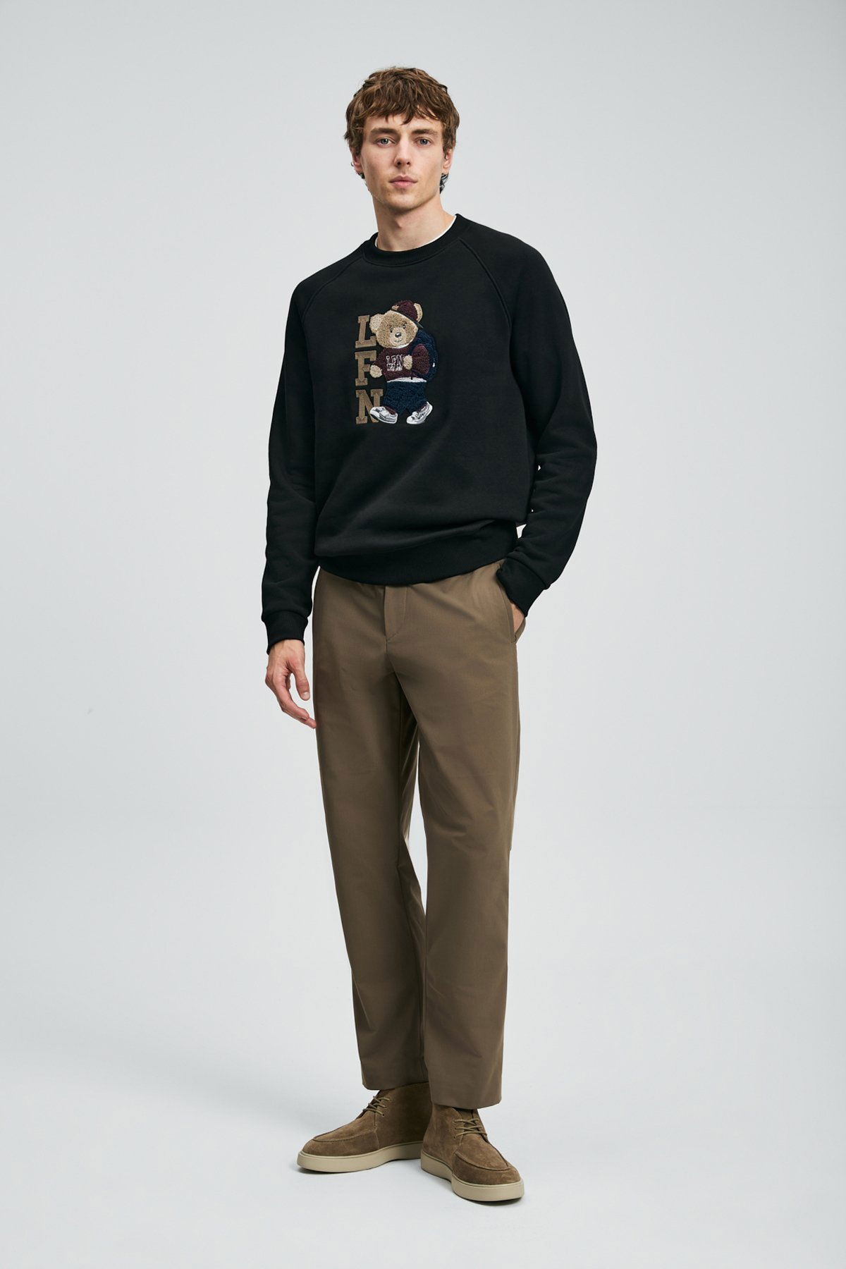 Lufian Erkek Storm Sweatshirt 112030172 Siyah - 2
