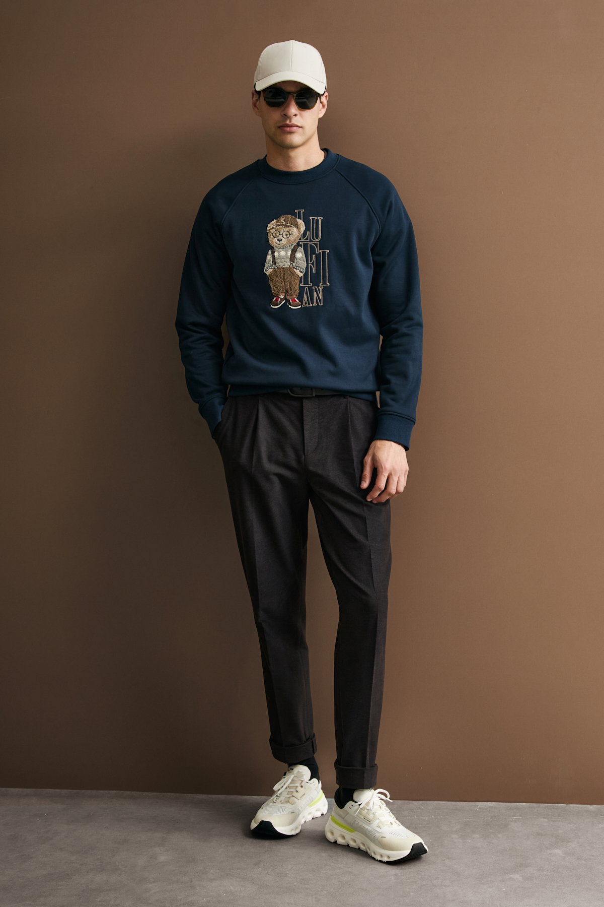 Lufian Erkek Storm Sweatshirt Lacivert - 2