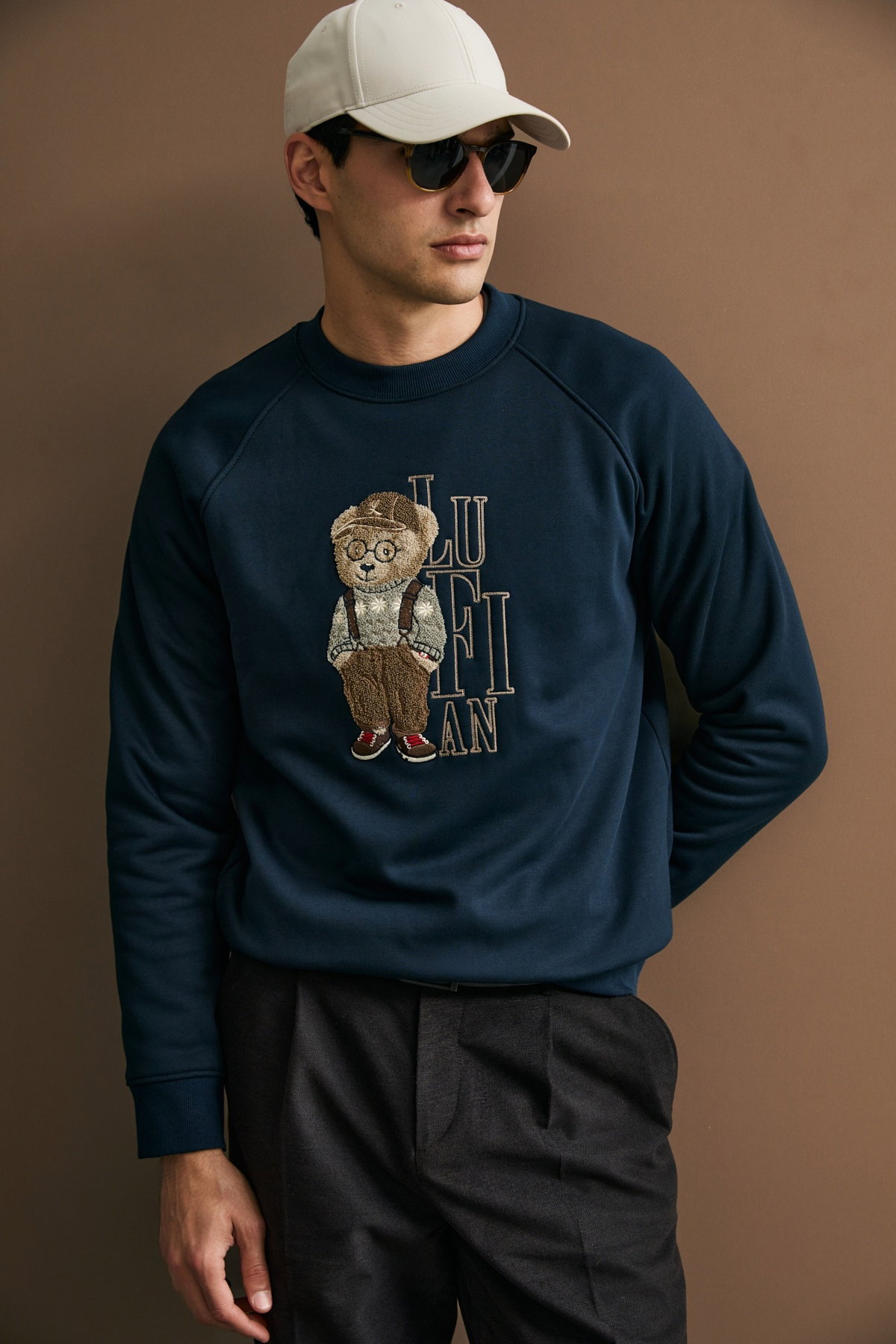 Lufian Erkek Storm Sweatshirt Lacivert - 3