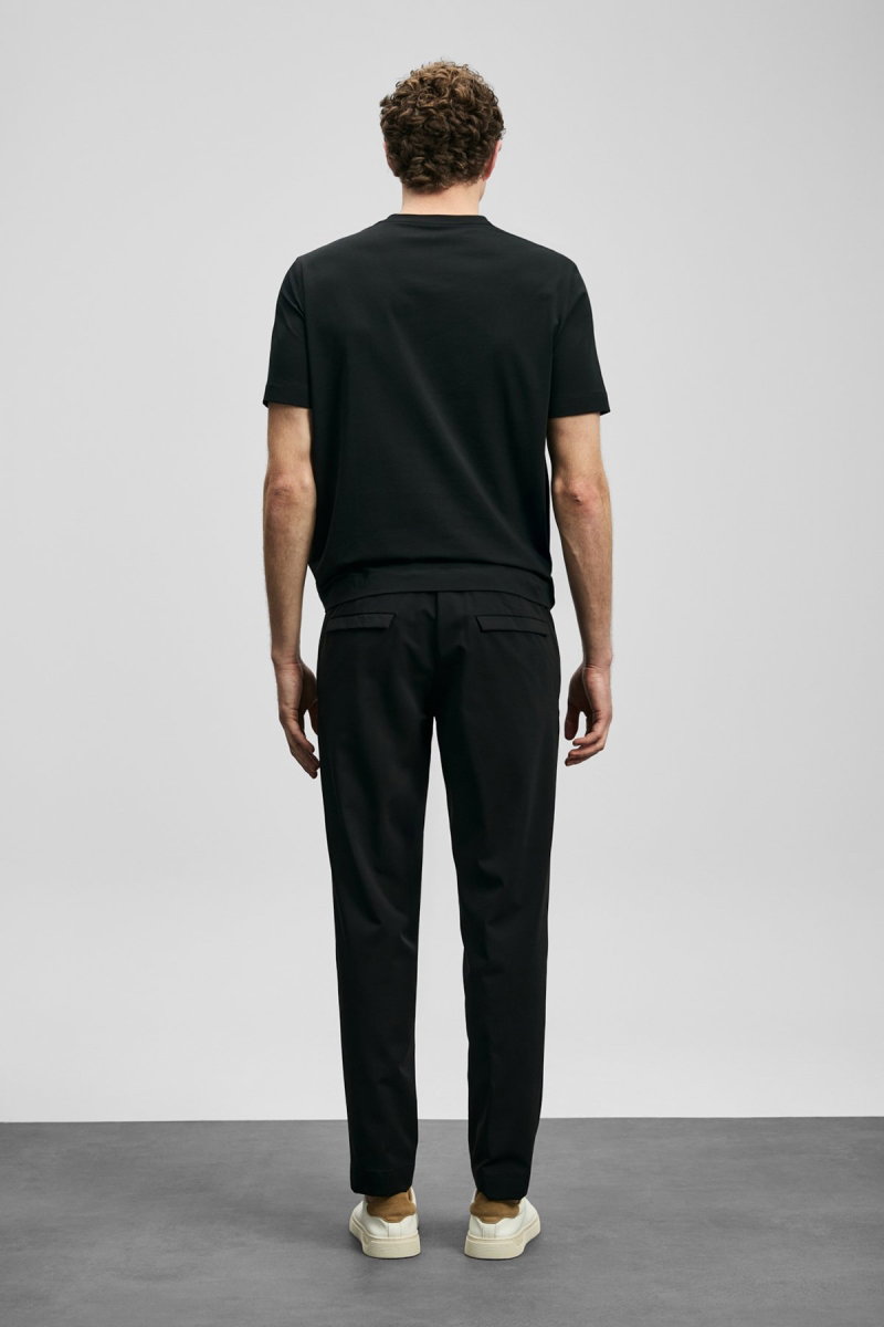 Lufian Erkek Surge Modern Grafik T-Shirt 111020317 Siyah - 4
