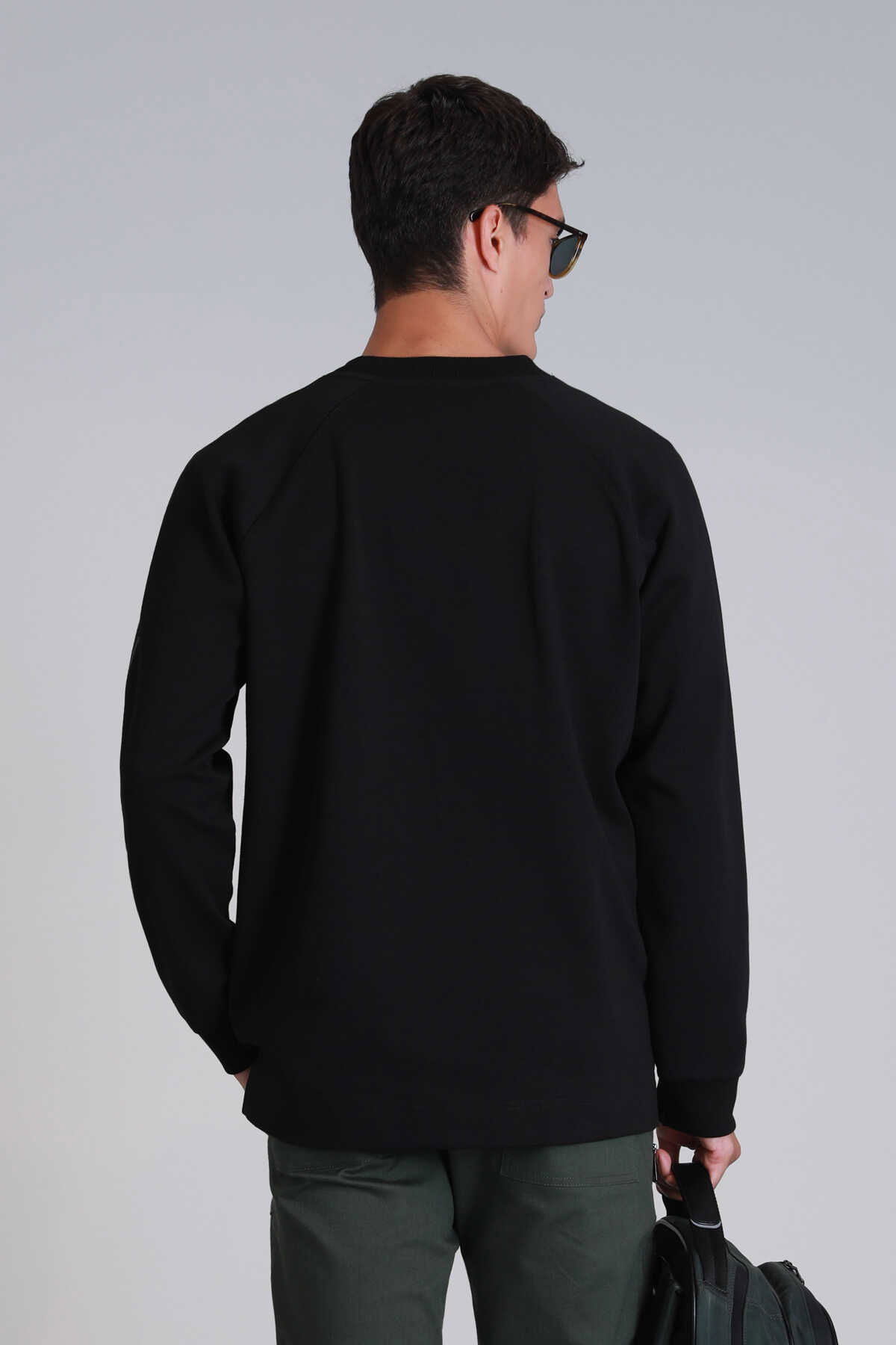 Lufian Erkek Techno Sweatshirt 112030153 Siyah - 4