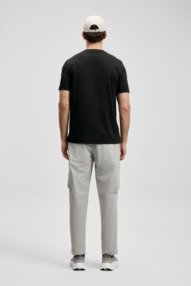 Lufian Erkek Thınk Modern Grafik T-Shirt 111020310 Siyah - 4