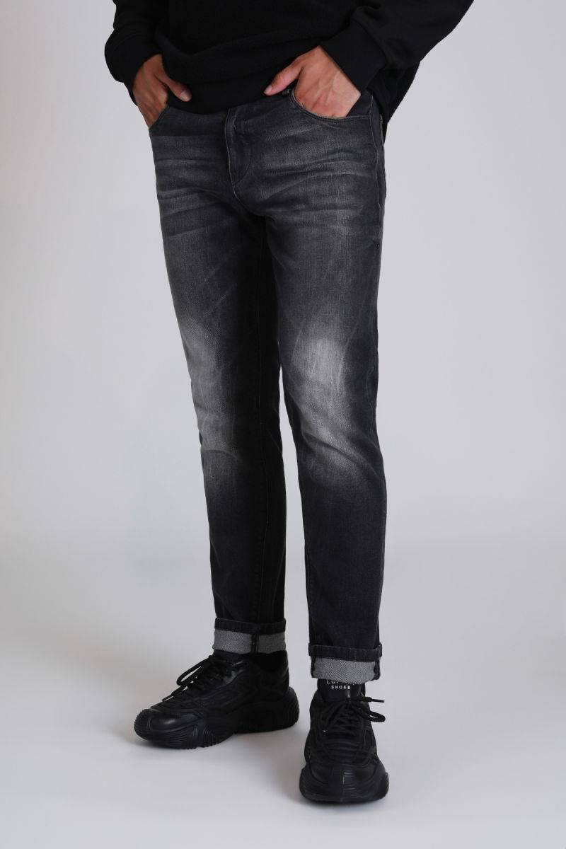 Lufian Erkek Thomas Smart Slim Fit Jean Pantolon 112200222 Gri - 2