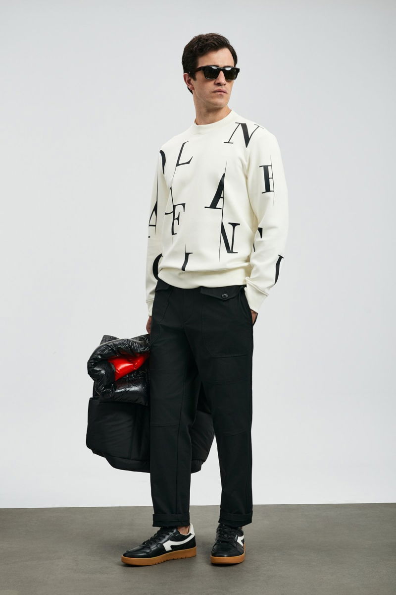 Lufian Erkek Tıffany Sweatshirt 112030184 Kırık Beyaz - Lufian