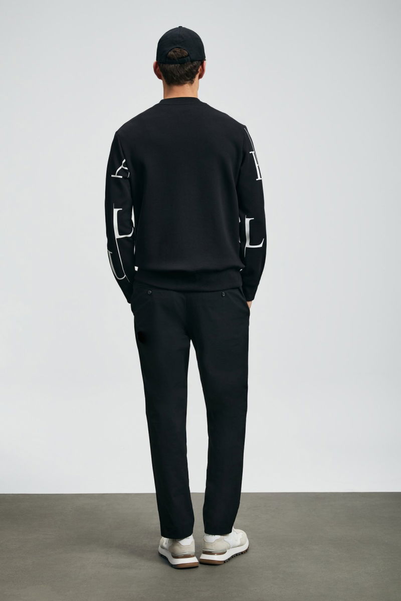 Lufian Erkek Tıffany Sweatshirt 112030184 Siyah - 4